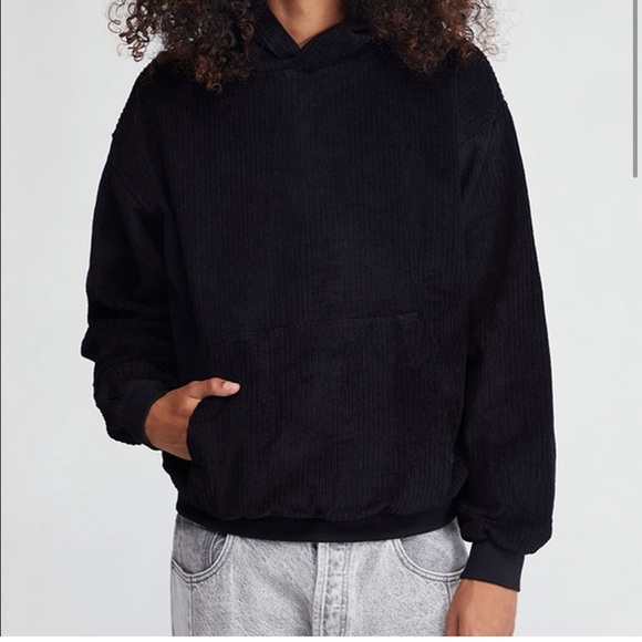PacSun Other - PacSun Black Corduroy Hoodie  NWOT